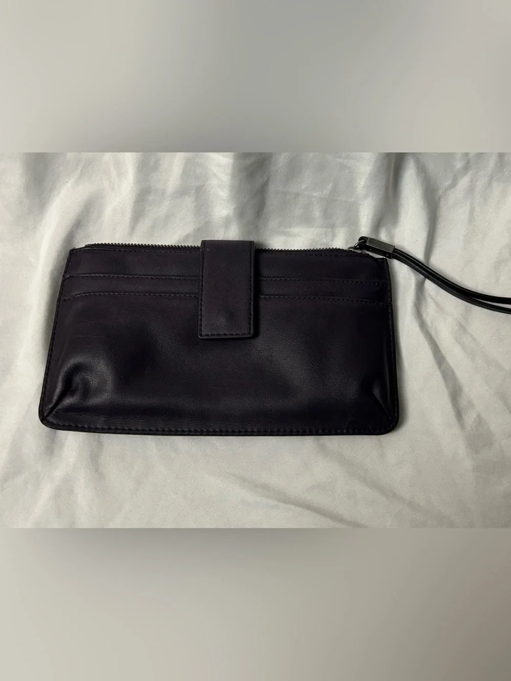Purple Zip Wristlet